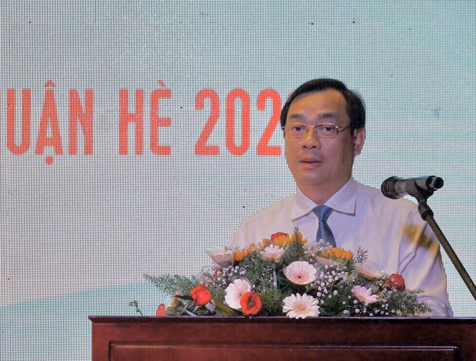 Tổng cục trưởng Tổng cục Du lịch Nguyễn Trùng Khánh phát biểu tại chương trình